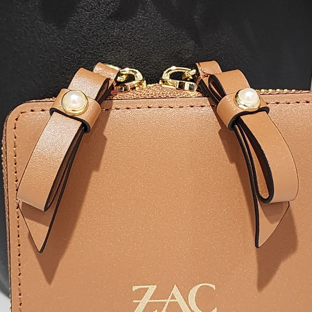 NWT Zac Posen Square Zip Wallet